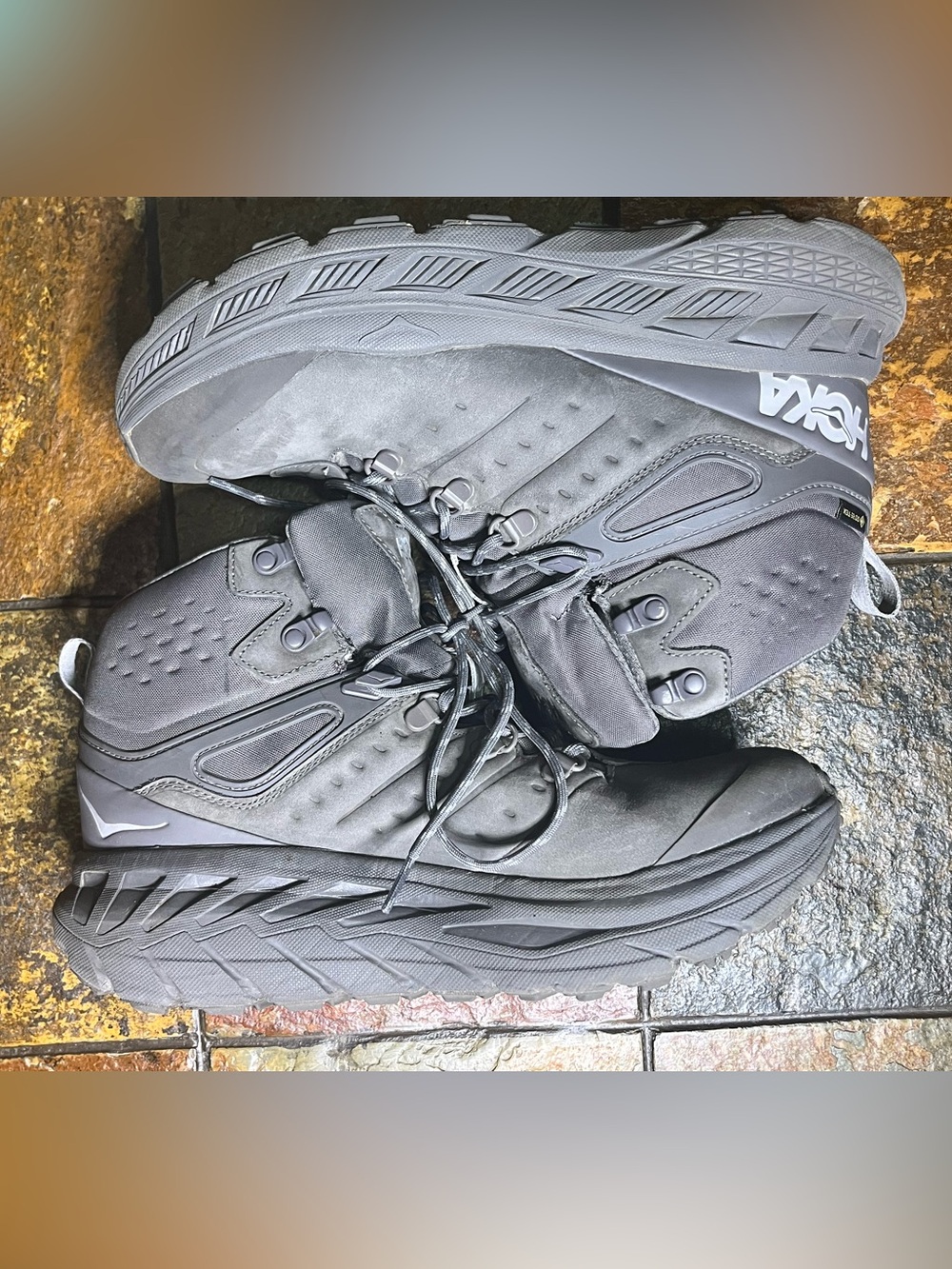 Hoka One One Stinson Mid GORE-TEX (Dark Gull Gray) Size 10